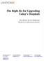 The Right Rx for Upgrading Today s Hospitals