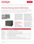 Ethernet Routing Switch 5000 Series