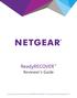 ReadyRECOVER. Reviewer s Guide. A joint backup solution between NETGEAR ReadyDATA and StorageCraft ShadowProtect