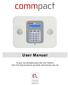 User Manual. For quick user information please refer to the CommPact Quick User Guide provided on our website: www.electronics-line.