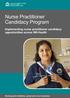 Implementing nurse practitioner candidacy opportunities across WA Health Nursing and midwifery: great care is our business