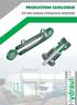 PRODUCTION CATALOGUE OF THE LINEAR HYDRAULIC MOTORS
