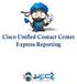 Cisco Unified Contact Center Express Reporting