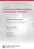 Contemporary Multidisciplinary Cardiovascular Conference
