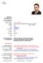 Europass curriculum vitae