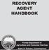 RECOVERY AGENT HANDBOOK