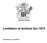 Queensland. Limitation of Actions Act 1974