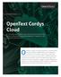 OpenText Cordys Cloud