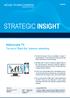 STRATEGIC INSIGHT. Addressable TV. The end of Black Box television advertising. April 2014