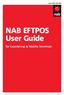 NAB EFTPOS User Guide. for Countertop & Mobile Terminals