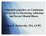 Clinical Perspective on Continuum of Care in Co-Occurring Addiction and Severe Mental Illness. Oleg D. Tarkovsky, MA, LCPC