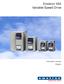 Emotron VSA Variable Speed Drive