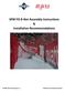 SPM FIS B-Net Assembly Instructions. Installation Recommendations. 2009, World Cup Supply, Inc SPM B-Net Assembly/Installation
