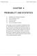 CHAPTER 4 PRobAbiliTy And STATiSTiCS