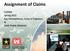 Assignment of Claims. FUPWG Spring 2015 Kay Sommerkamp, Corps of Engineers & Scott Foster, Bostonia. US Army Corps of Engineers BUILDING STRONG