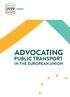 ADVOCATING PUBLIC TRANSPORT IN THE EUROPEAN UNION