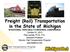 Freight (Rail) Transportation in the State of Michigan