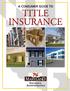 a consumer guide to insurance INSURANCE ADMINISTRATION