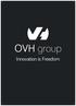 OVH group. Innovation is Freedom