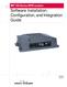 Software Installation, Configuration, and Integration Guide