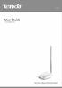 Tenda Wireless Network Adapter User Guide