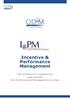 Incentive & Performance Management