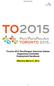 Internal Use Only. Toronto 2015 Pan/Parapan American Games Organizing Committee Employment Handbook