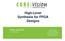 High-Level Synthesis for FPGA Designs