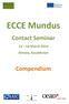 ECCE Mundus Contact Seminar 13 14 March 2014 Almaty, Kazakhstan Compendium