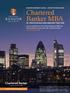 charteredbankermba.com RE-PROFESSIONALISING BANKING TOGETHER BANGOR BUSINESS SCHOOL - EXECUTIVE EDUCATION Chartered Banker MBA