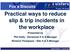 Practical ways to reduce slip & trip incidents in the workplace
