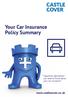 Your Car Insurance Policy Summary