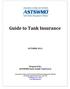 Guide to Tank Insurance