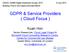 GDPR & Service Providers ( Cloud Focus )