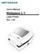 User's Manual. Metapace L-1. Label Printer Rev. 1.00