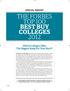 THE FORBES TOP 100 BEST BUY COLLEGES 2012
