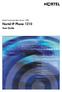 Title page. Nortel IP Phone 1210. User Guide. Nortel Communication Server 1000