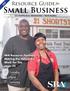 Small Business. Resource Guide for. SBA Resource Partners: Making the Network Work for You page 35. PAGE 10 Counseling.