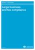 Large business and tax compliance