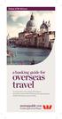 a banking guide for overseas travel