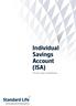 Individual Savings Account (ISA) Terms and conditions