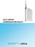 2015 GROUP COMPENSATION POLICY