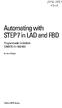 Automating with STEP7 in LAD and FBD