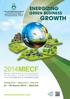 ENERGIZING GREEN BUSINESS GROWTH. Thinking Green Going Clean Living Cool. 27 29 March 2014 MACAO. www.macaomiecf.com