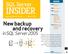SQL Server. New backup and recovery. q t q. in SQL Server 2005 INSIDE. Tips for SQL Server pros March 2007
