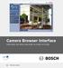 Camera Browser Interface