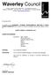Waverley Council 8.00PM, TUESDAY 5 FEBRUARY 2013. Mouroukas (Chair) Goltsman (Deputy Chair) Burrill Clayton Guttman-Jones Kanak Masselos