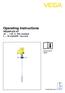 Operating Instructions VEGAFLEX 67-40 +150 C, PFA insulated