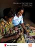 Women on the Front Lines of Health Care State of the World's Mothers 2010