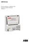 ABB Drives. Protocol Manual - Modbus/TCP Ethernet Adapter Module FENA-01